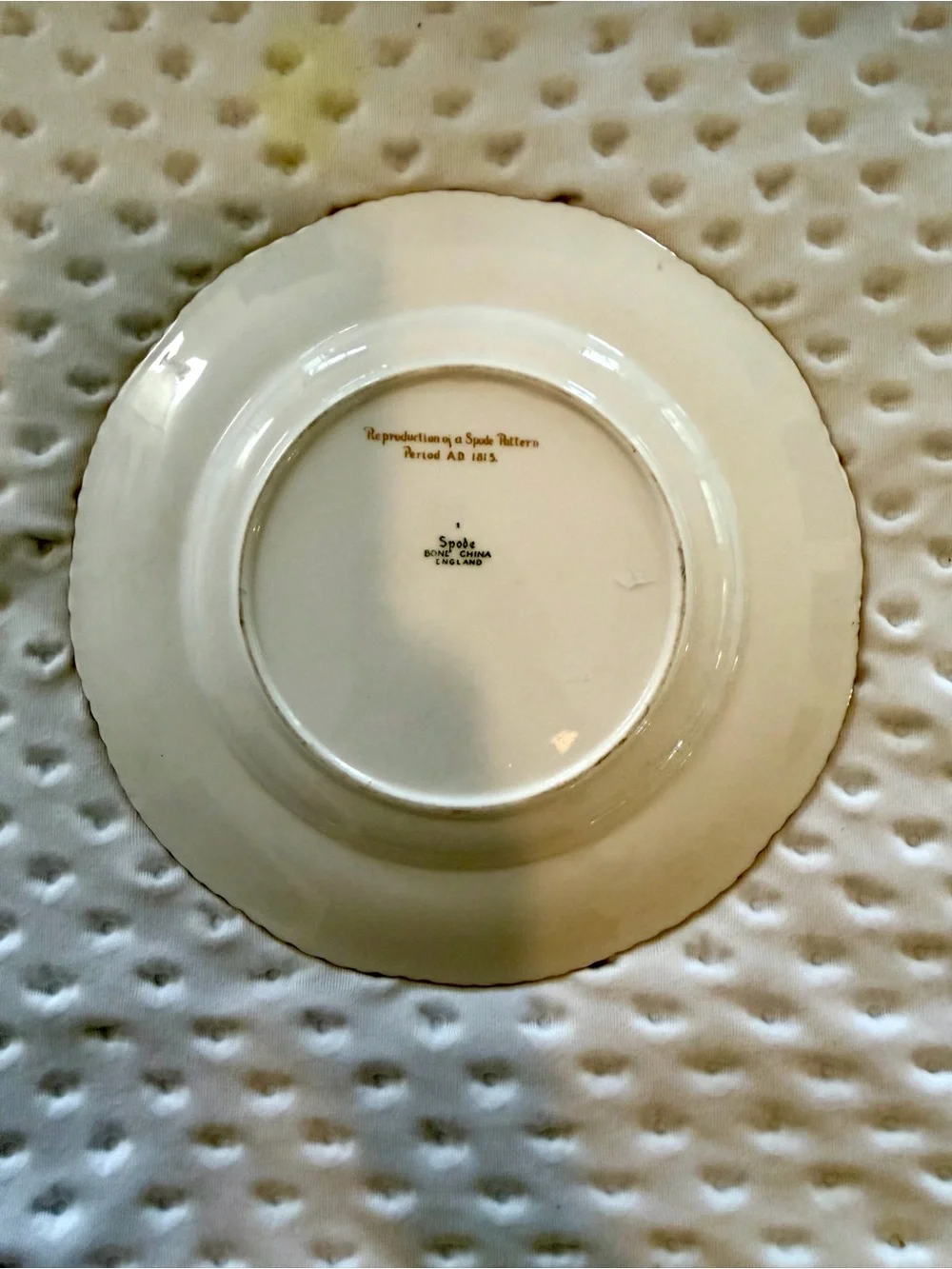 Vintage Spode Regency salad plate, bone china!